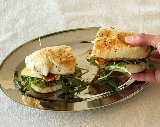 Hot Honey Halloumi Sandwich