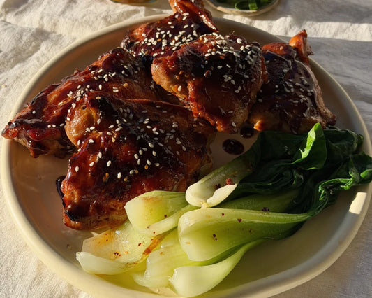 Sticky Miso Honey Chicken